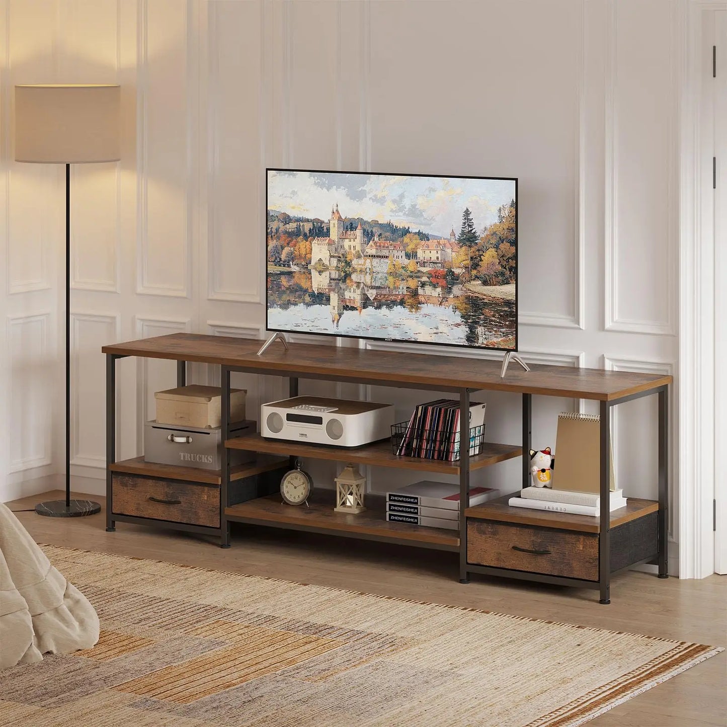 Wooden Stand For Up To 75 Inch TV