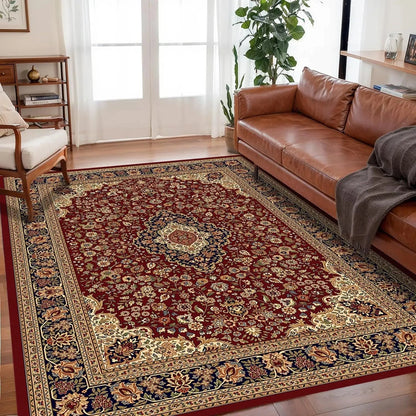 VIKAMA Bohemian Crystal Velvet Anti-Slip Rug