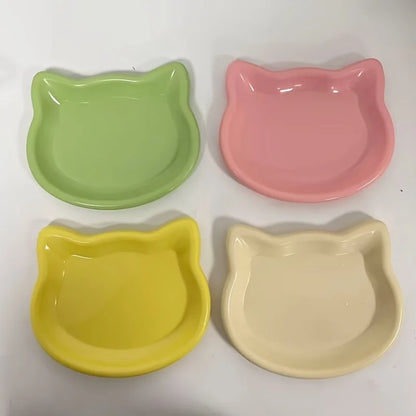 4-Color Cat Food Dish