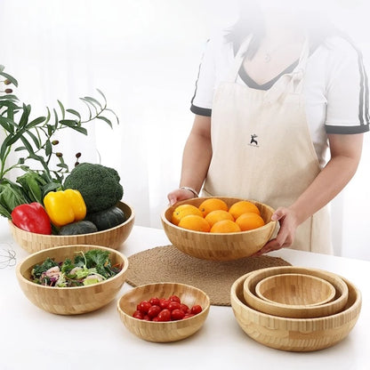 Natural Bamboo Bowl