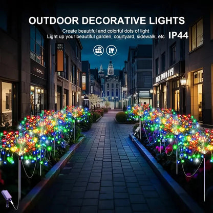 Solar LED Fireworks Lights