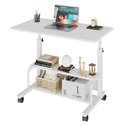 31.5in Adjustable, Mobile Standing Computer Desk