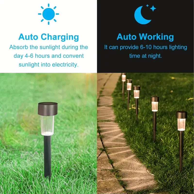 12 Pack Solar Powered Tube Light