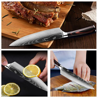 Japanese Stainless Steel Kitchen Knives