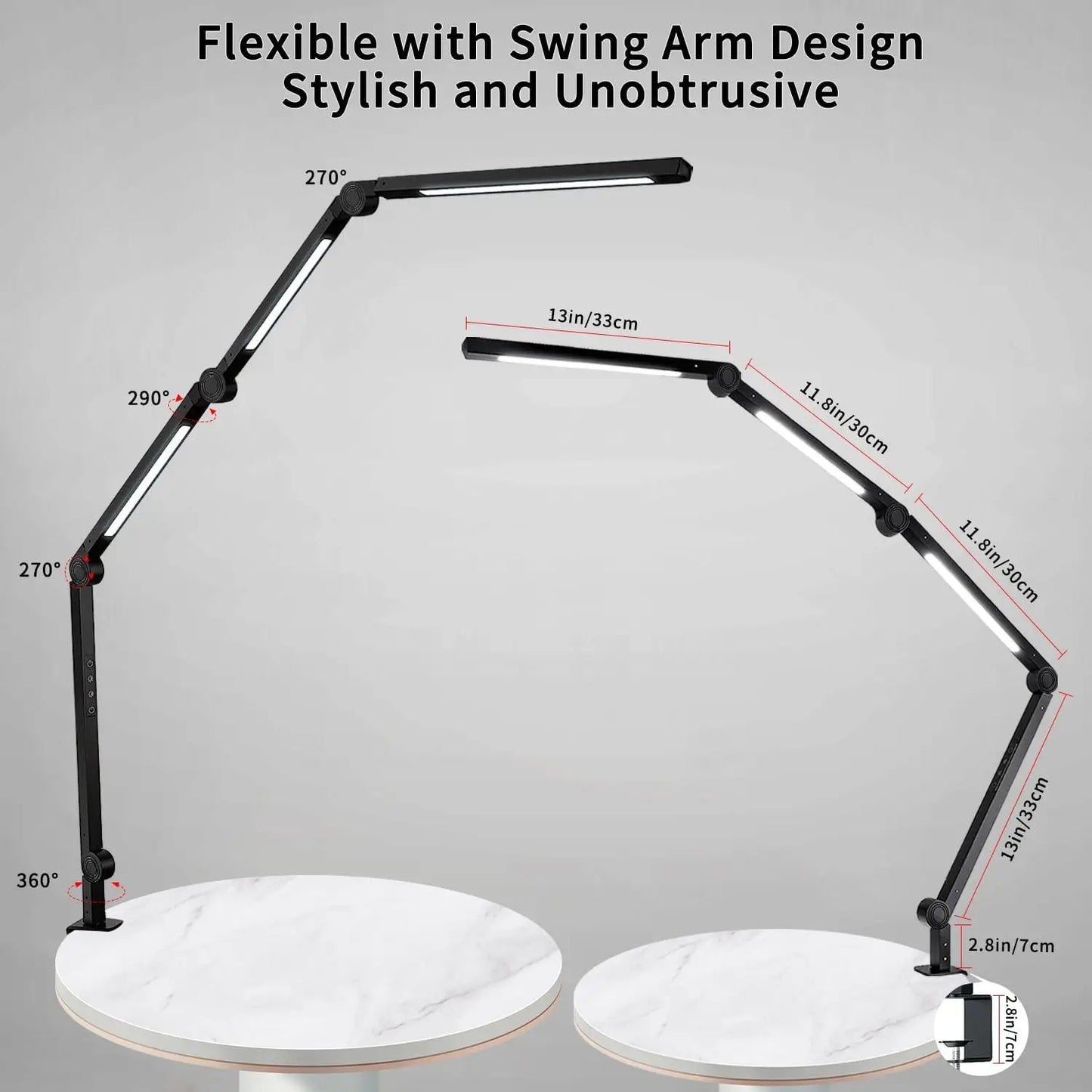 Multi-mode Lighting Flexible  LED Desk Lamp