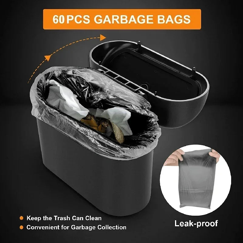 Leak-proof Mini Car Trash Can