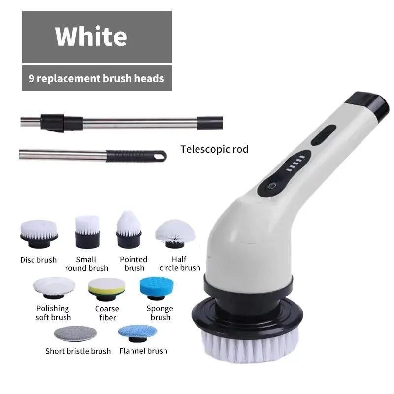 9 in 1 Electric Spin Scrubber