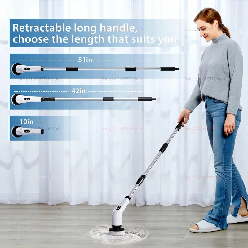 9 in 1 Electric Spin Scrubber