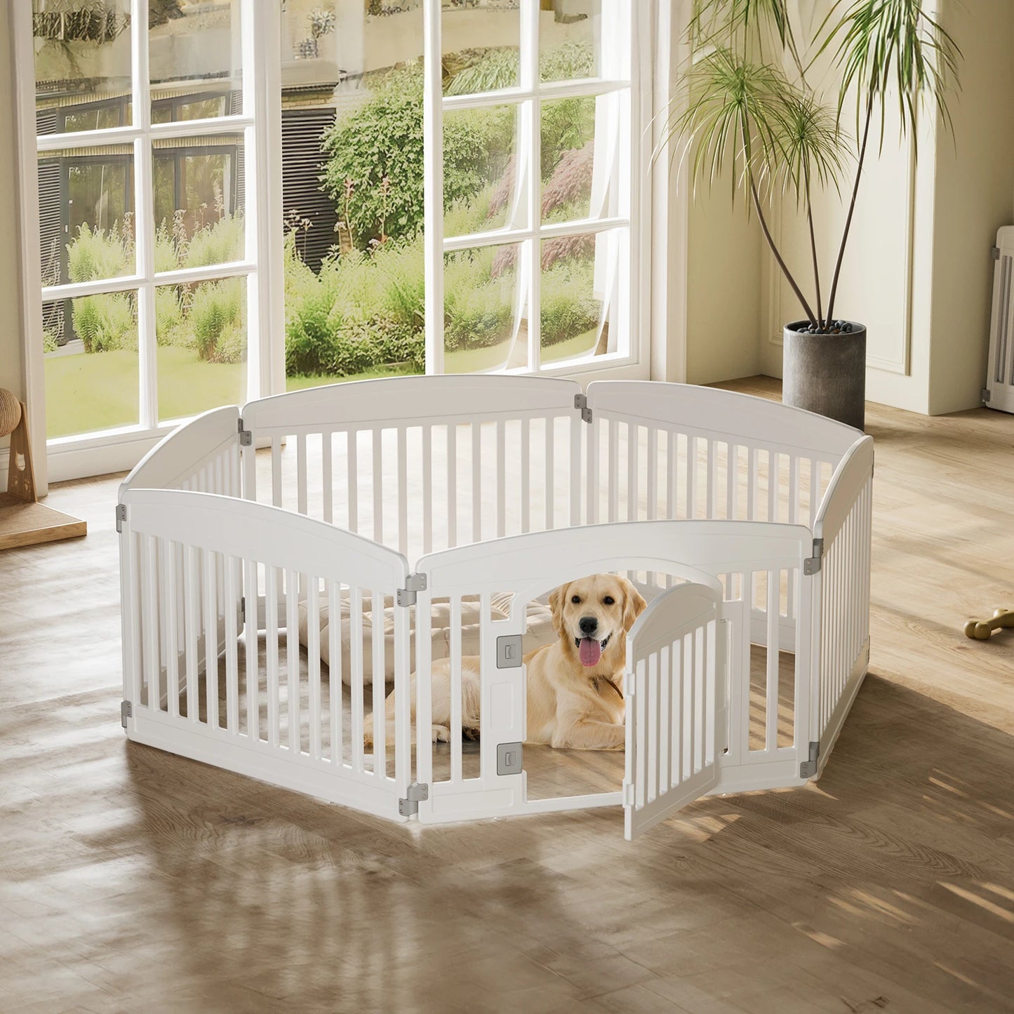 Expandable, Durable Pet Fence/Playpen
