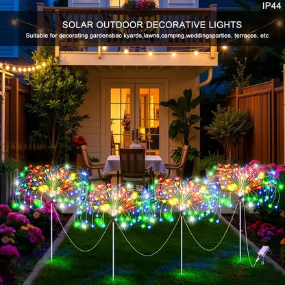 Solar LED Fireworks Lights