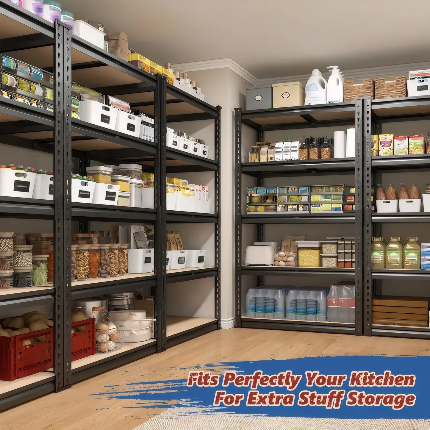 72"Height Heavy Duty 2000lbs Garage Storage Shelves