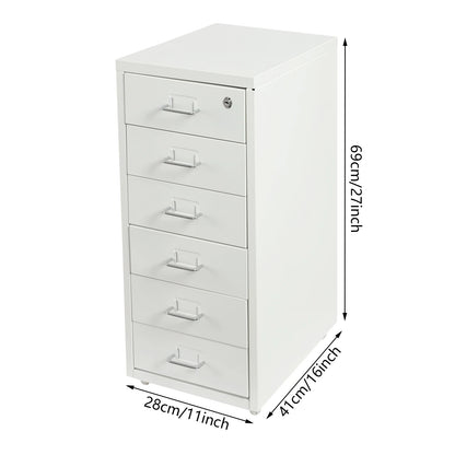 6 Drawer Locking Cabinet