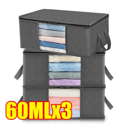 Foldable Large Capacity Storage Containers