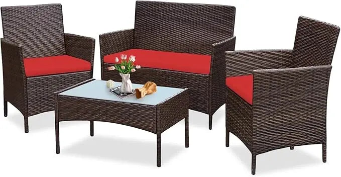 Outdoor Wicker Patio Furniture Set