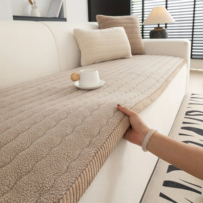 Thick Quilted Fleece Sofa Cover, Pet Friendly
