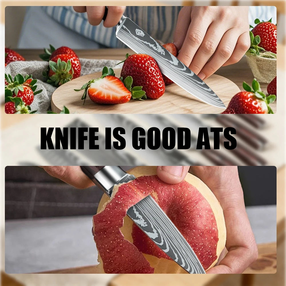 Japanese Stainless Steel Kitchen Knives