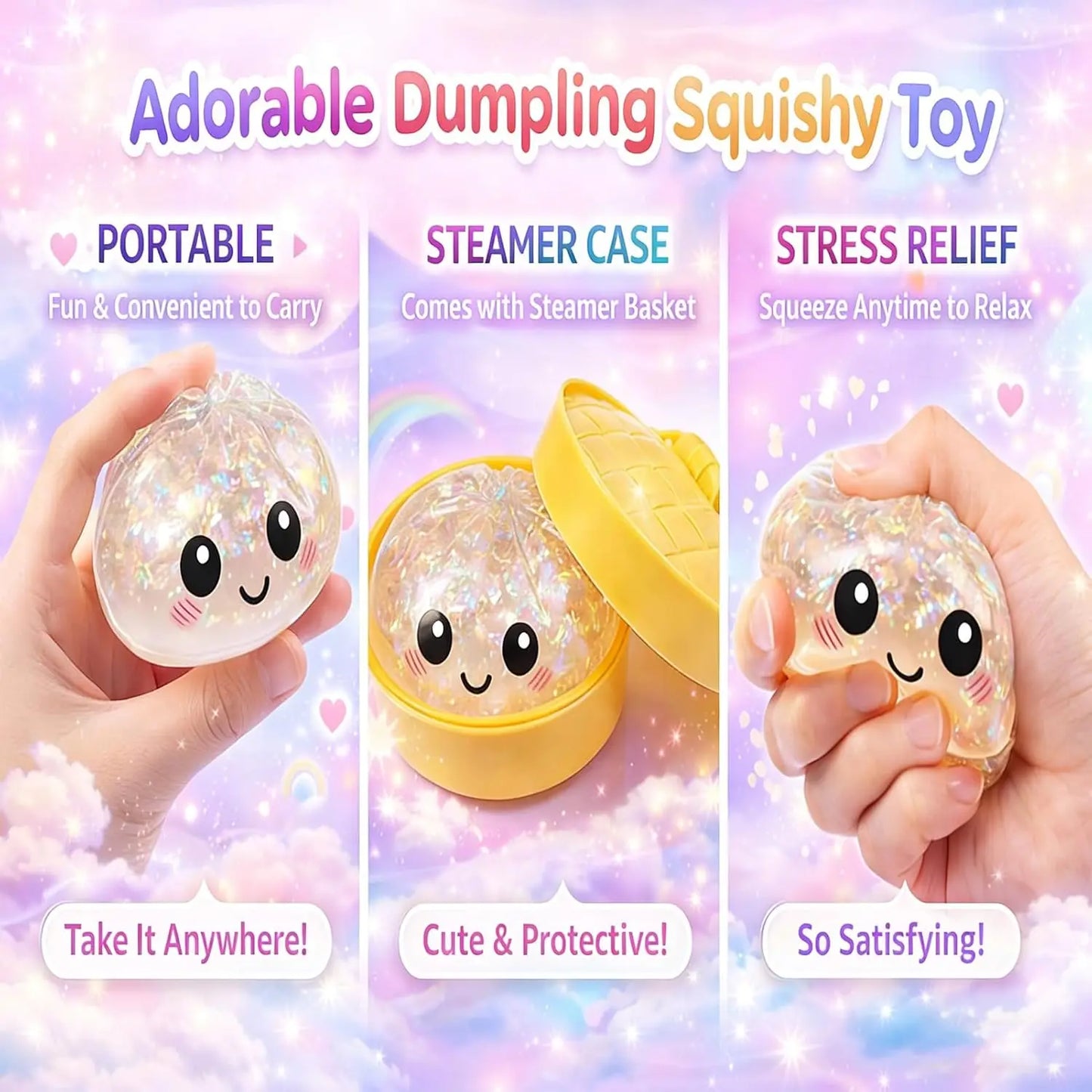 Dumpling Squishy Anxiety Relief Fidget