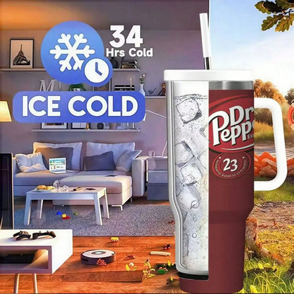40oz Dr. Pepper Tumbler