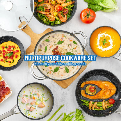 10-piece Nonstick Induction Cookware Set
