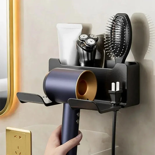 Adhesive Hair Dryer Holder