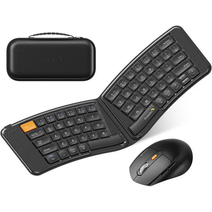 Portable Folding Bluetooth Keyboard Mouse Combo