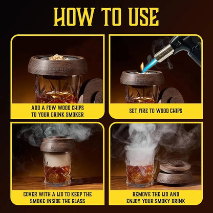 Whiskey Smoker Decanter Gift Set