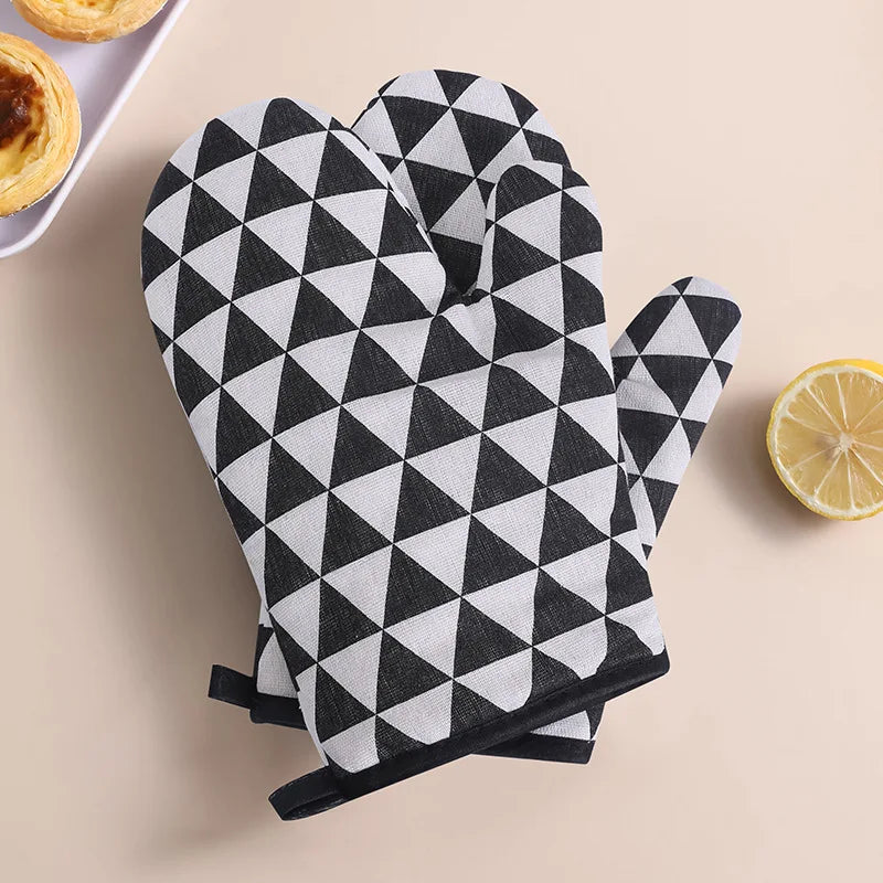 2pcs Heat Resistant, Anti-scald Oven Gloves