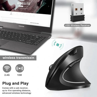 Ergonomic Wireless Optical Mouse
