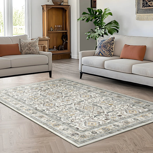 Vintage Style, Washable Area Rug
