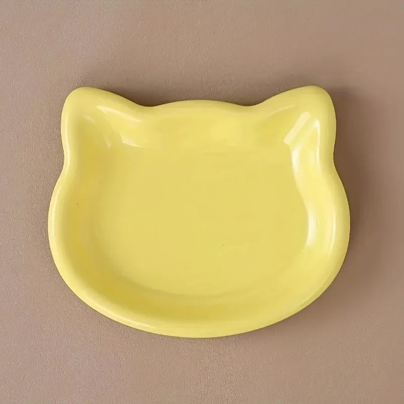 4-Color Cat Food Dish