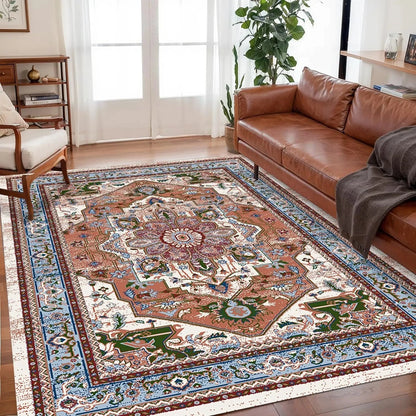 VIKAMA Bohemian Crystal Velvet Anti-Slip Rug