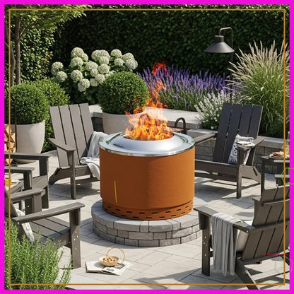 20" Smokeless Dual Flame Fire Pit