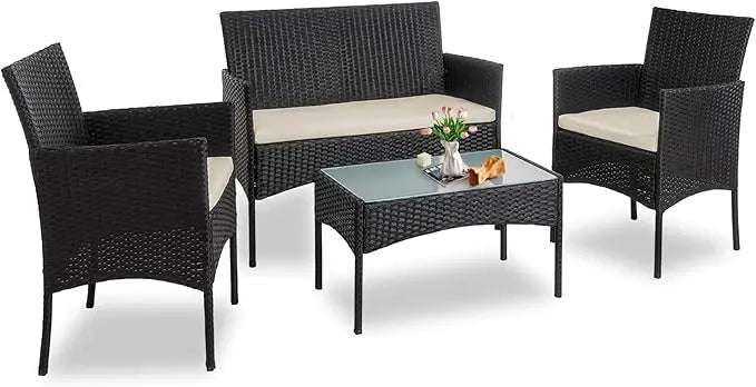 Outdoor Wicker Patio Furniture Set