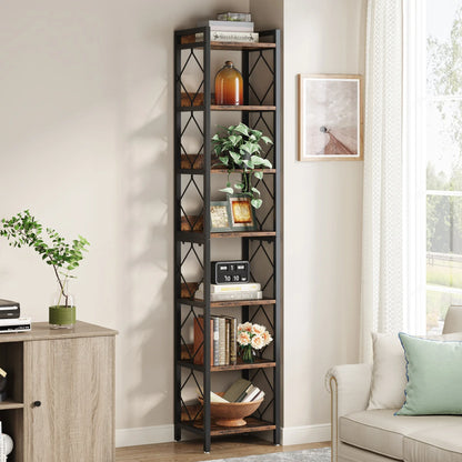 78 Inch Extra Tall, Narrow Bookshelf