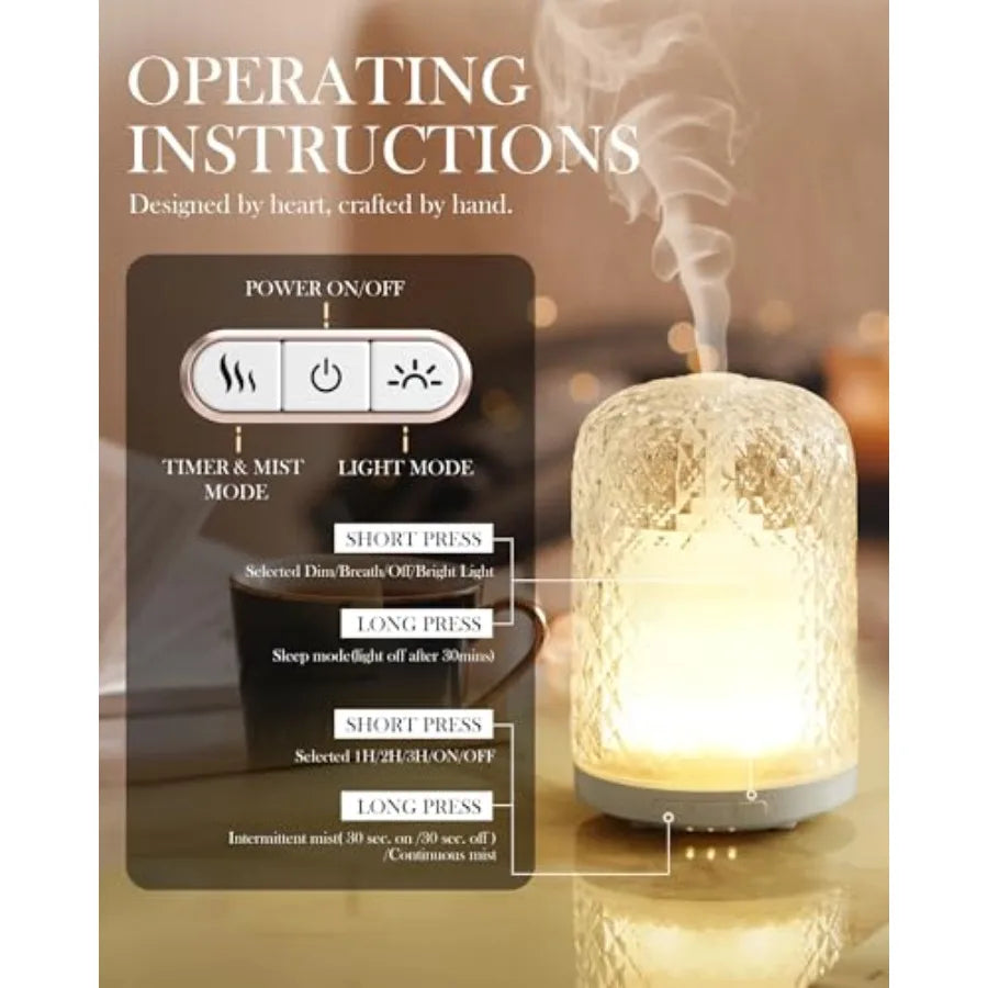 Essential Oil Diffuser and Night Light