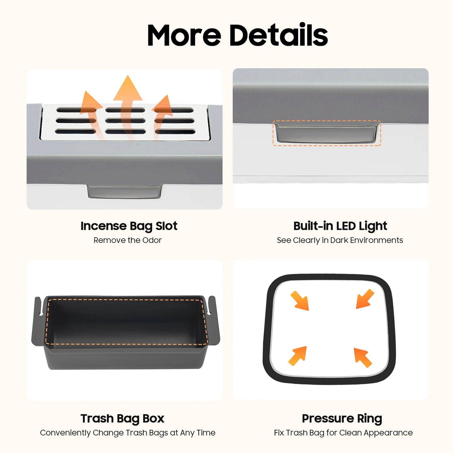 16L Automatic Trash Can