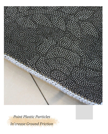 VIKAMA Bohemian Crystal Velvet Anti-Slip Rug