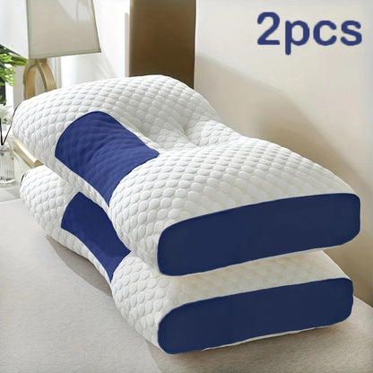 2pcs Ergonomic Orthopedic Contour Support Pillow