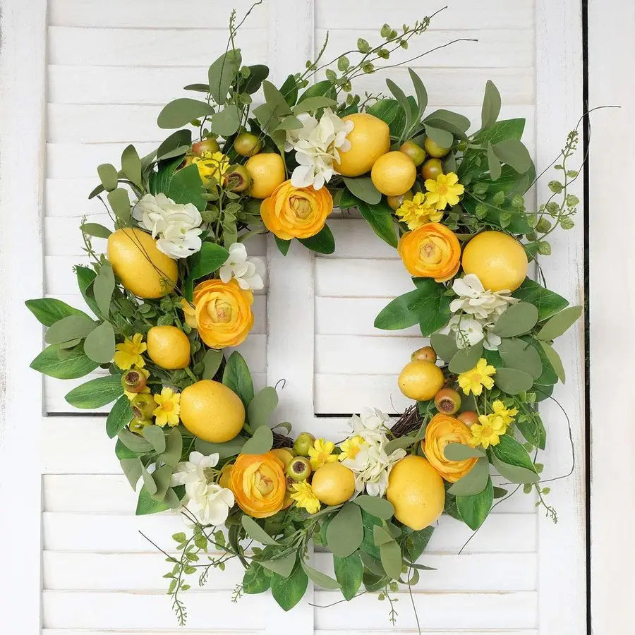 20 inch Lemon Wreath