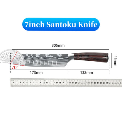Japanese Stainless Steel Kitchen Knives