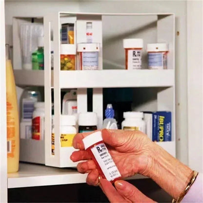 Multi-Function 2 Tier Rotating Spice Rack