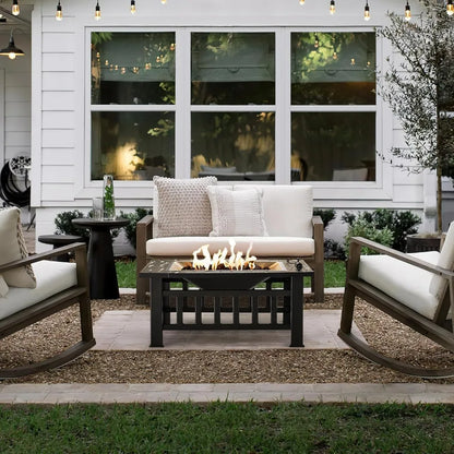 32 Inch Metal Fire Pit Table