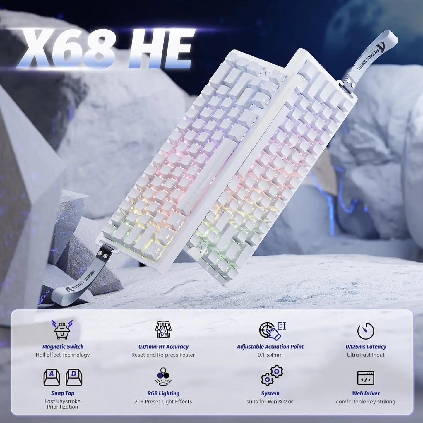X68 HE Rapid Trigger Gaming Keyboard