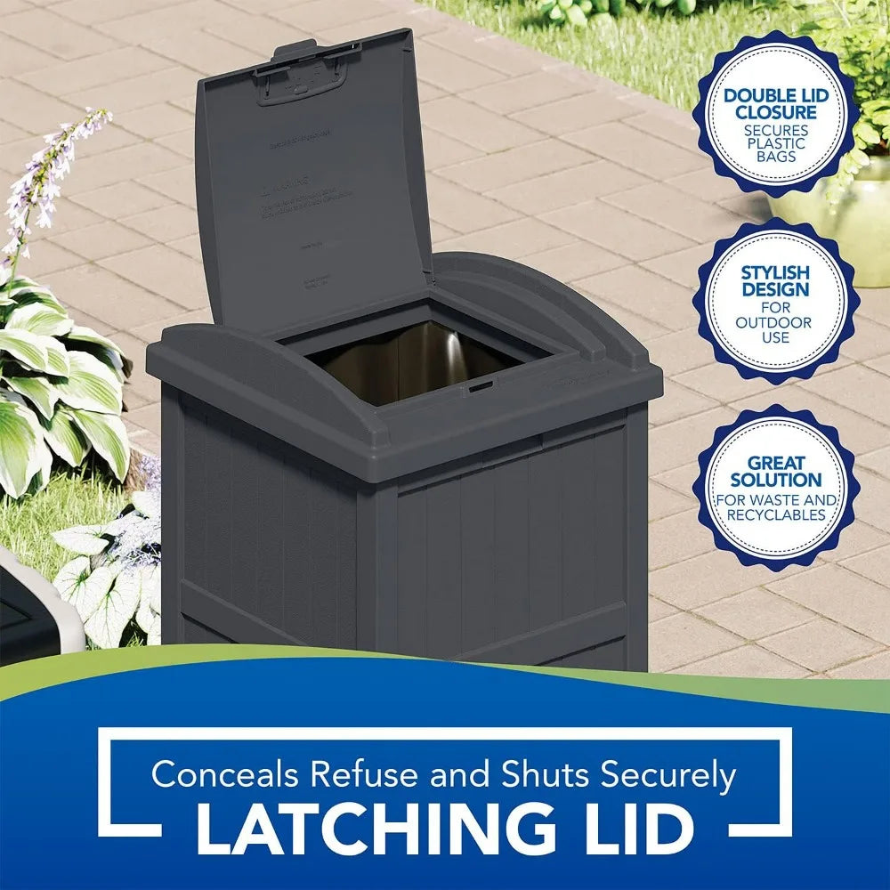 Outdoor Hideaway Trash Container
