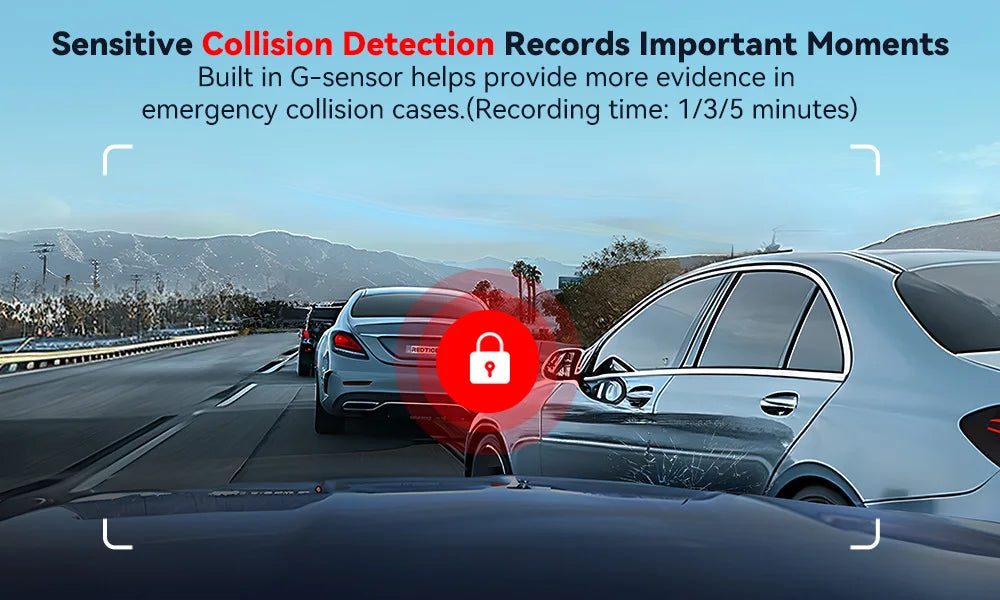 4k Dash Cam Front and Rear Drive Recorder