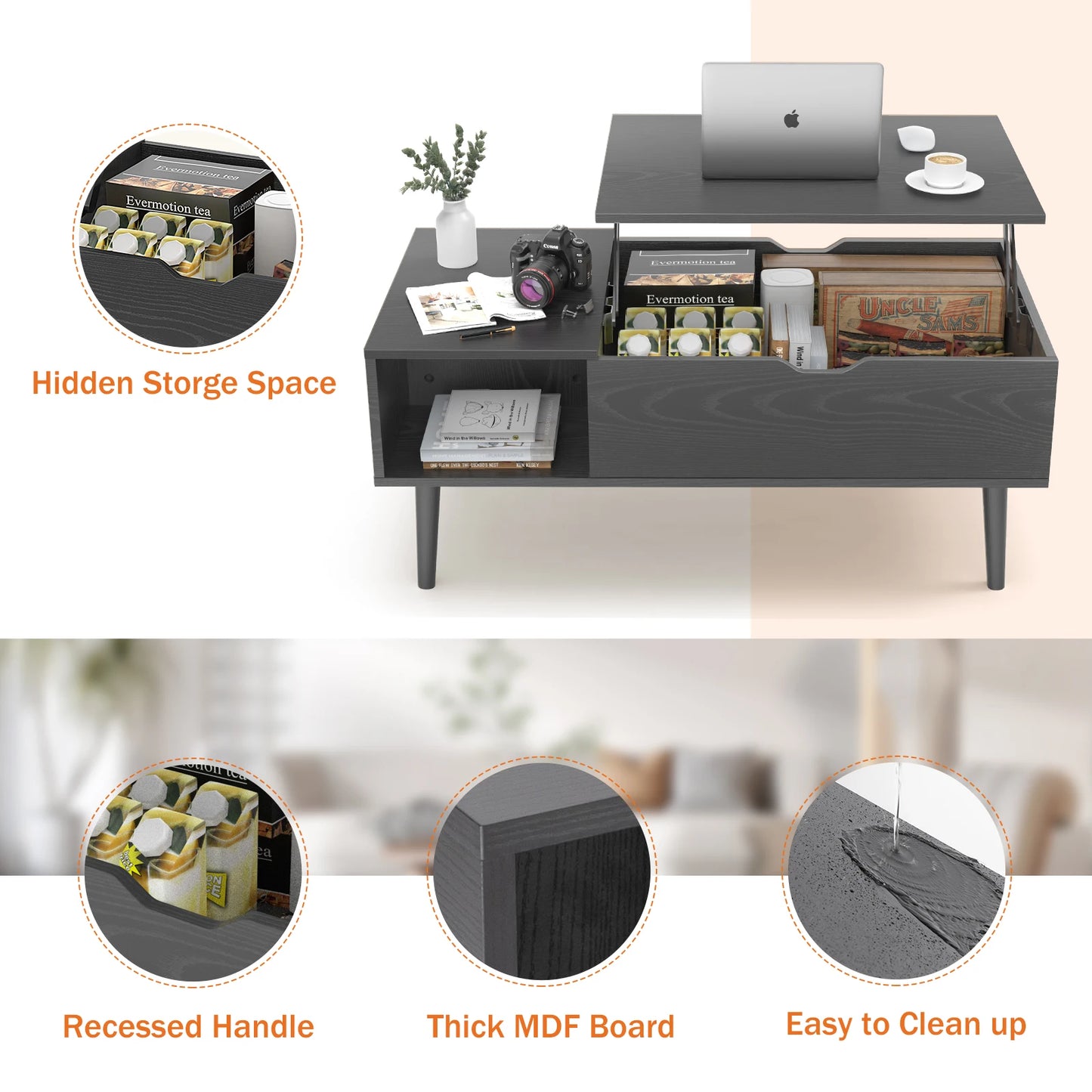 Easy Lift Top Coffee Table