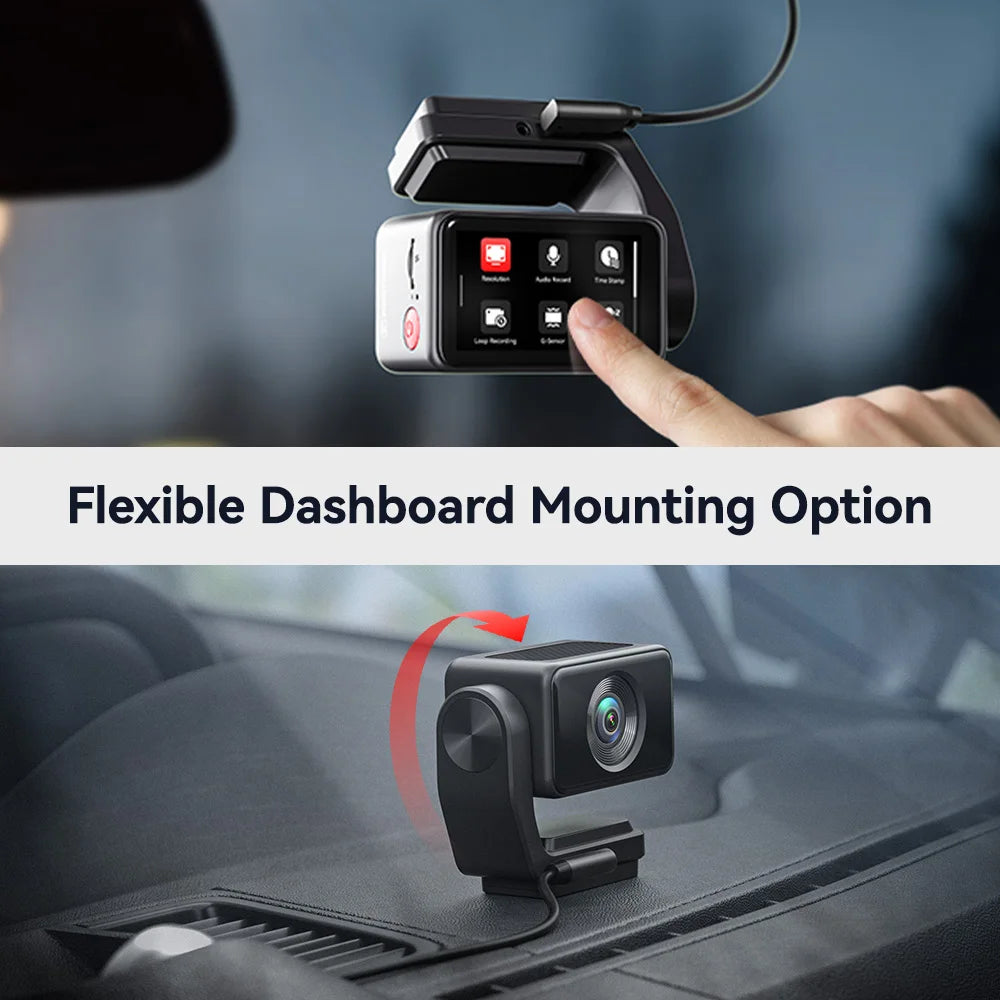 4k Dash Cam Front and Rear Drive Recorder