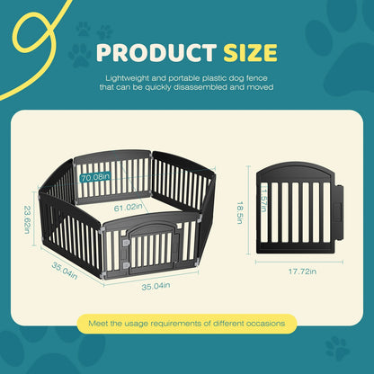 Expandable, Durable Pet Fence/Playpen
