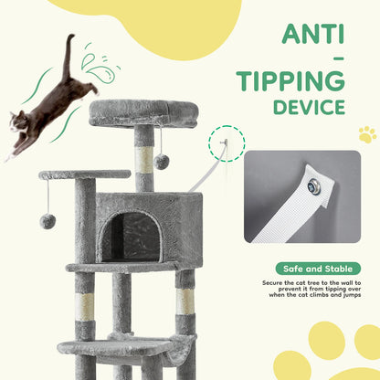 44In Multi-Cat Climbing Tower/Scratching Post