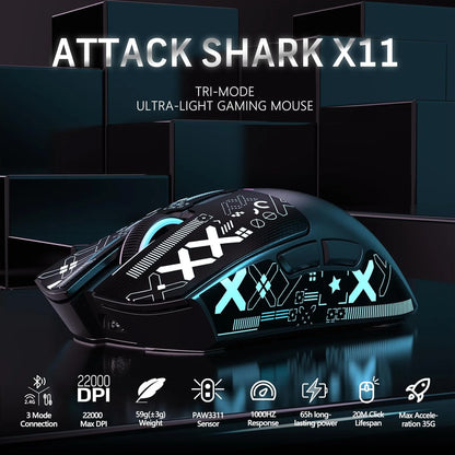 ATTACK SHARK X11 Gaming Mouse